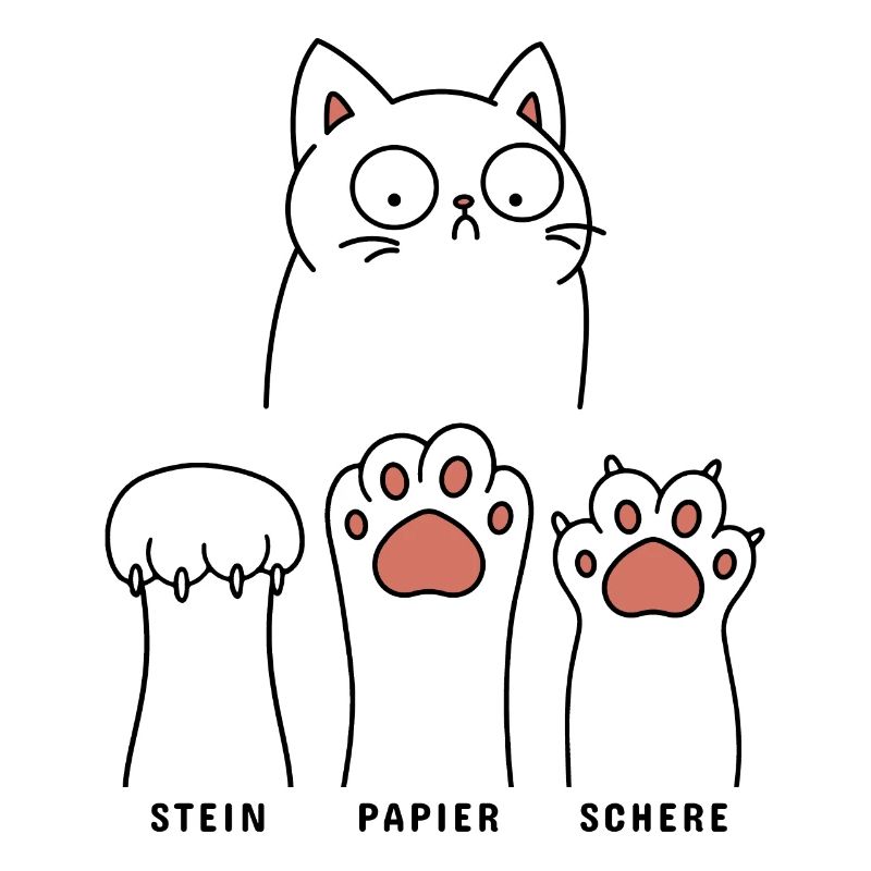 Cintré Cat Pierre Papier Ciseaux