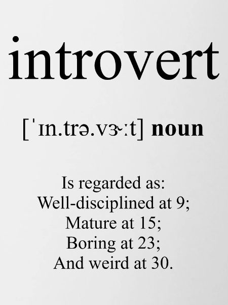 Introvert Definition Dictionary