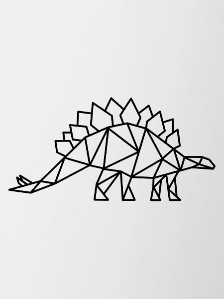 Stegosaurus Geometry Dino