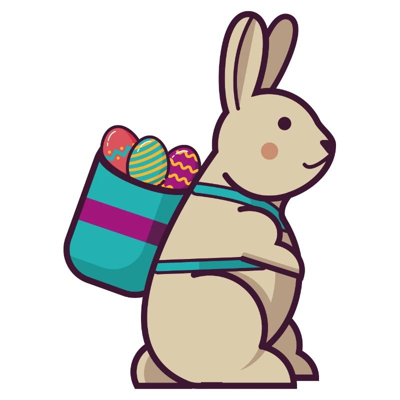 Doux lapin de Pâques