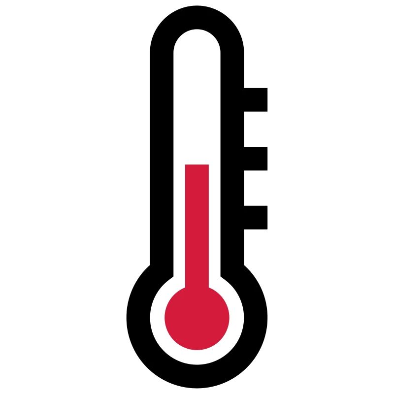 Thermostat temperature icon icon