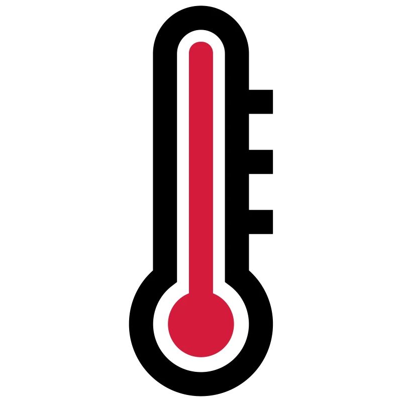 Thermostat temperature icon icon