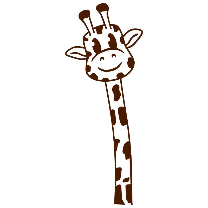 Funny Long Neck Giraffe Cool Cute Animals
