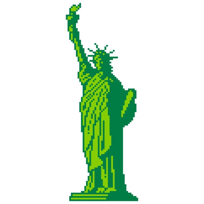 8bit Freiheitsstatue