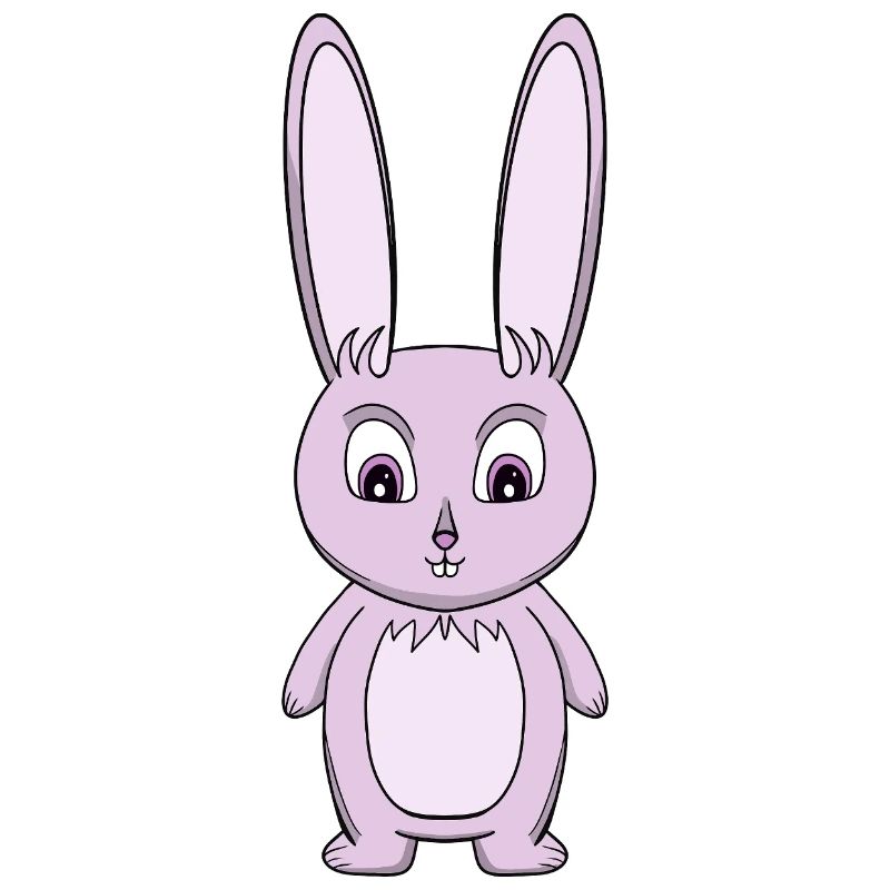 Dessin animé Lavender Bunny