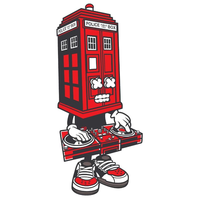 Police Box Angleterre DJ