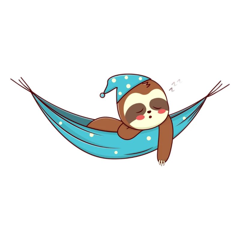Sleeping Sloth Cute Cute Sloth Gift Idea