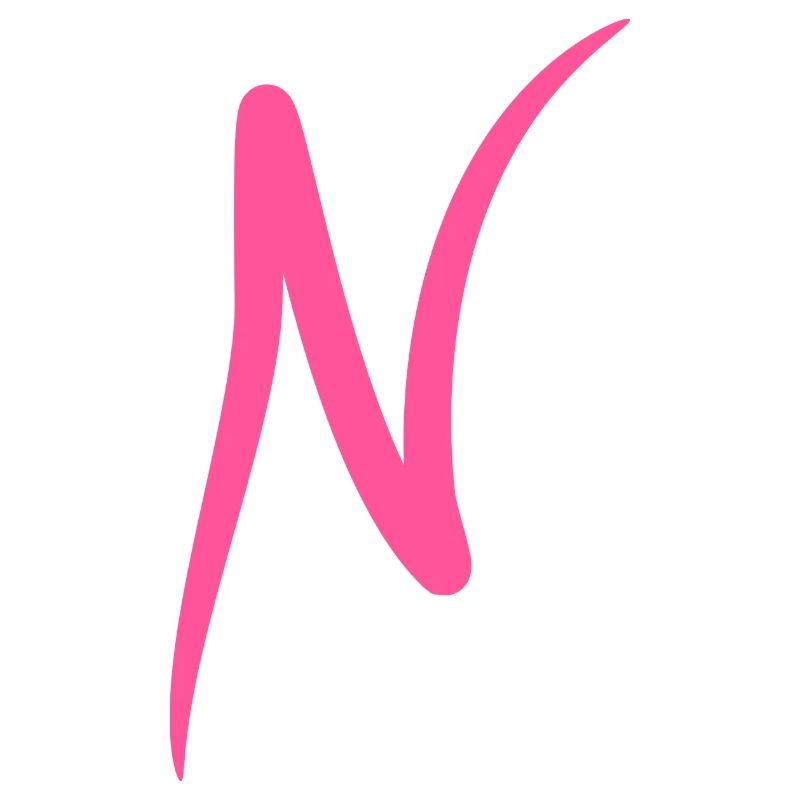 Lettre N Initiales Modern