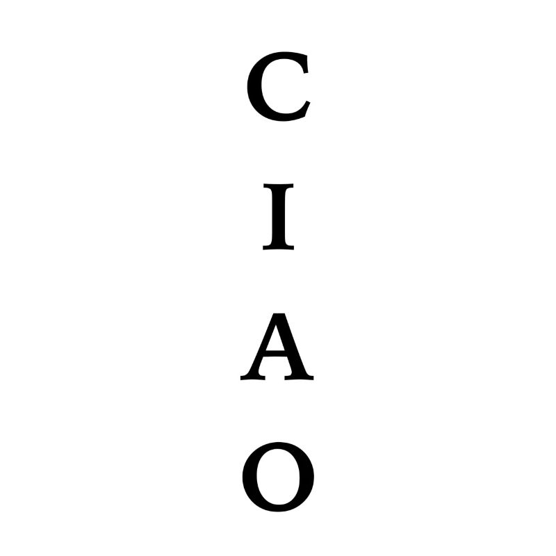 L’expression de ciao