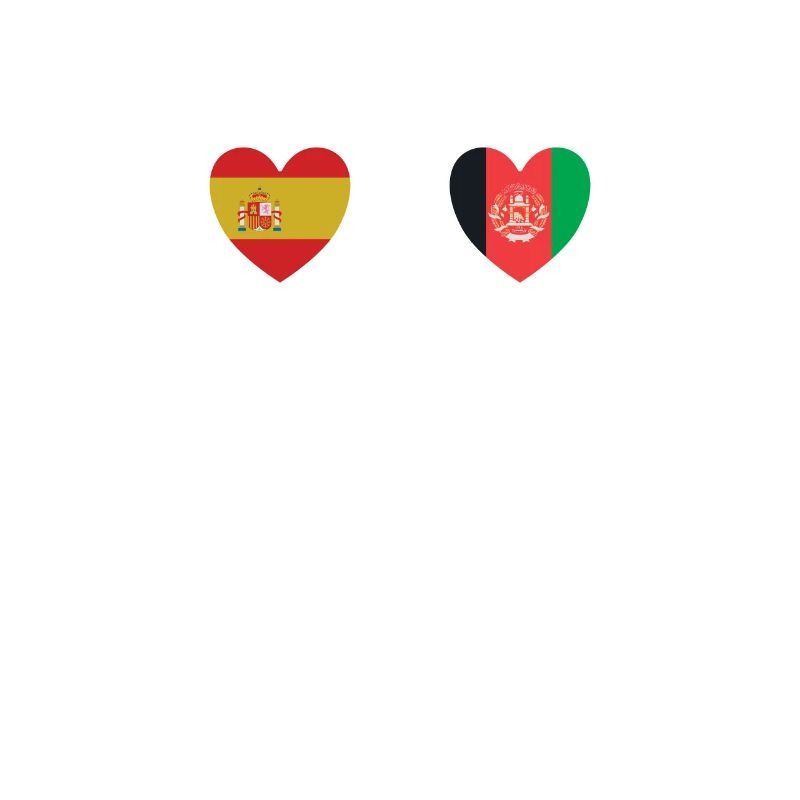 Espagne et Afghanistan Drapeaux du drapeau afghan