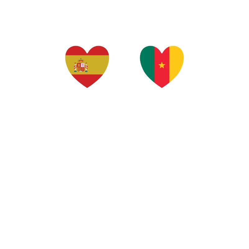 Espagne et Cameroun Drapeaux du Cameroun