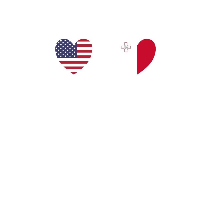 Drapeaux des États-Unis et de Malte