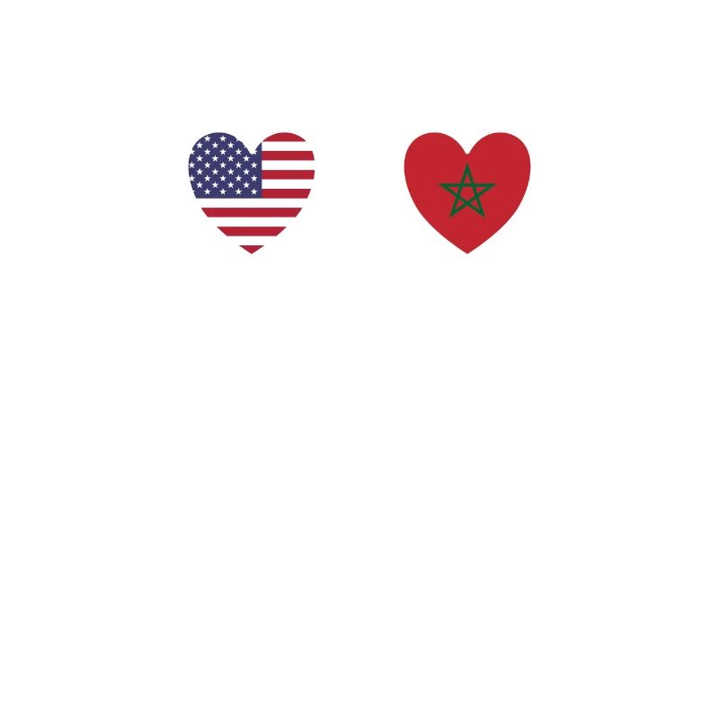 Drapeau des États-Unis et du Maroc Drapeaux marocains