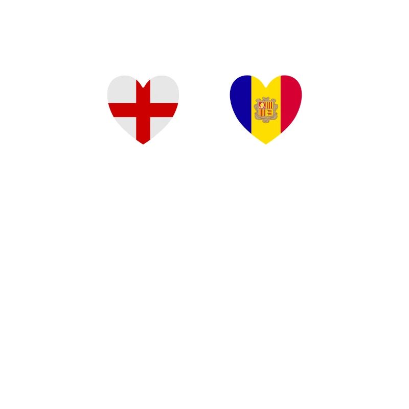 Angleterre et Andorre Drapeaux du drapeau andorran