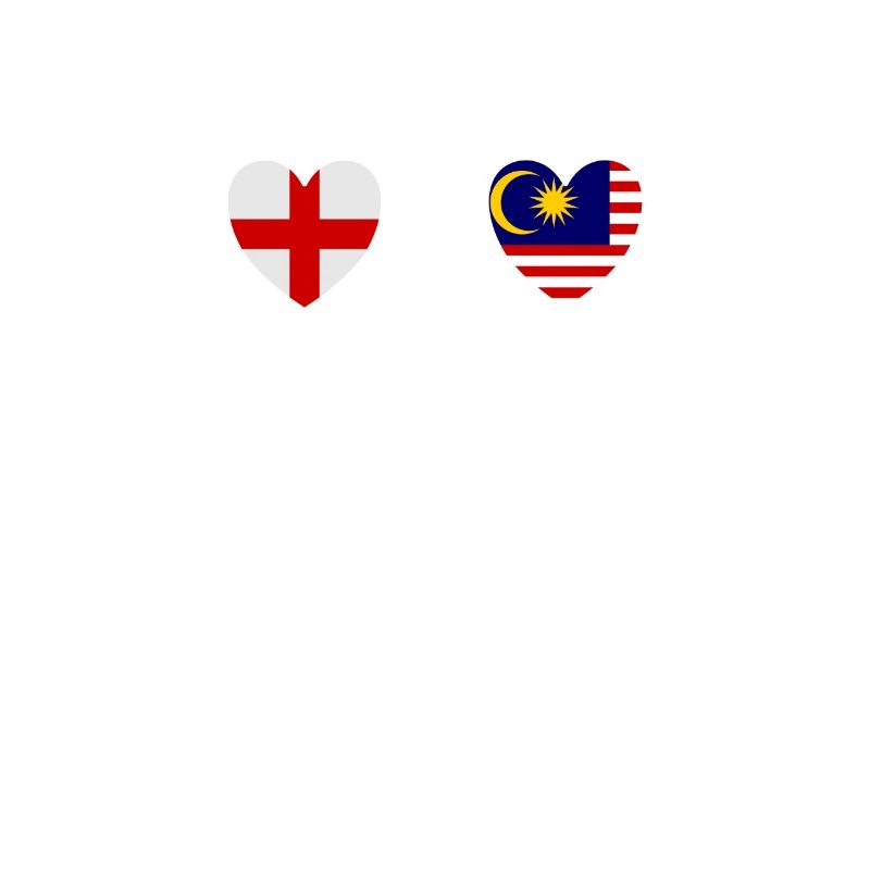 Drapeaux du drapeau malaisien de l’Angleterre et de la Malaisie