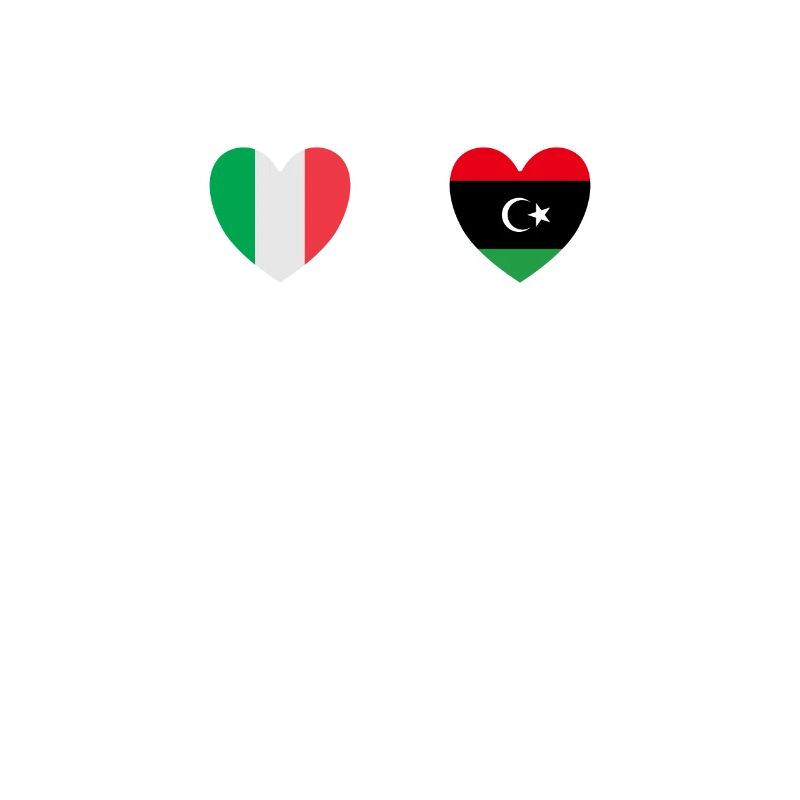 Italie et Libye Drapeau libyen Drapeaux
