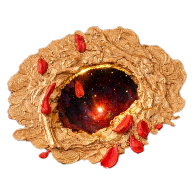 Galactic Donut with Cosmic Core Opening