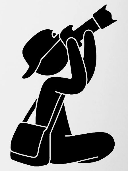 Photographer with camera