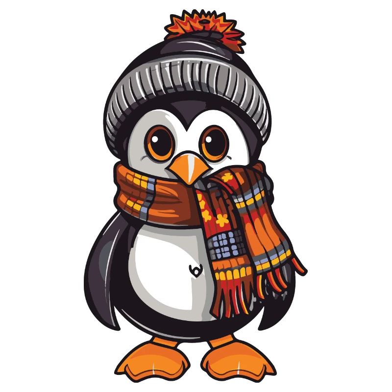 Penguin Winter Comic