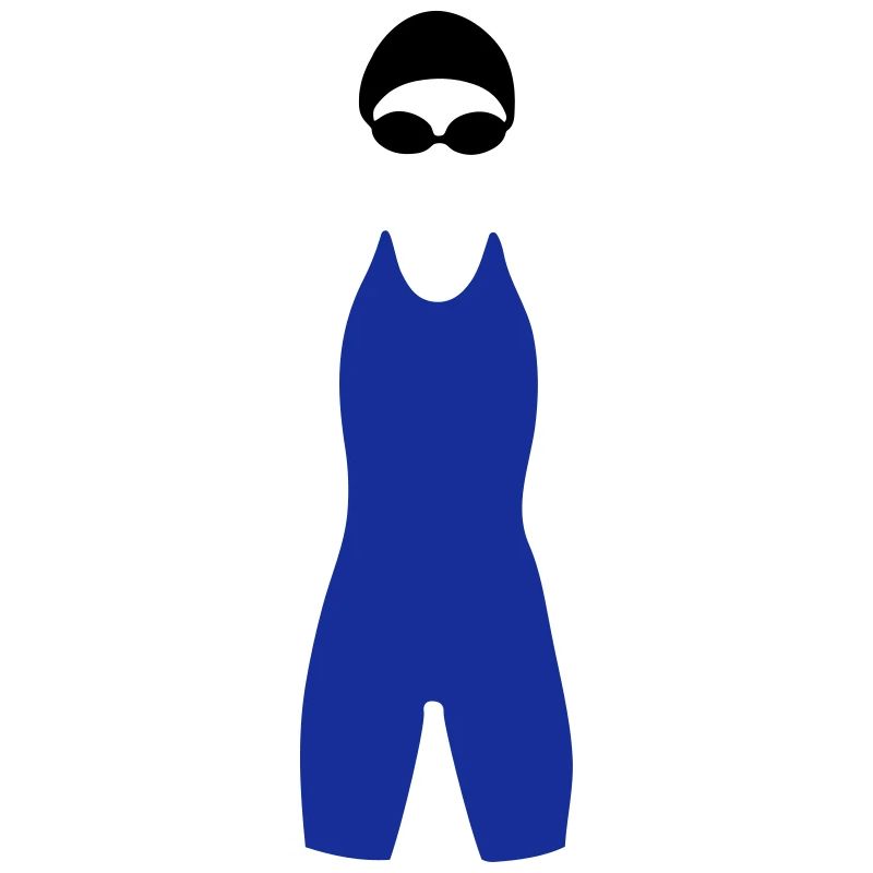 Swimmer silhouette