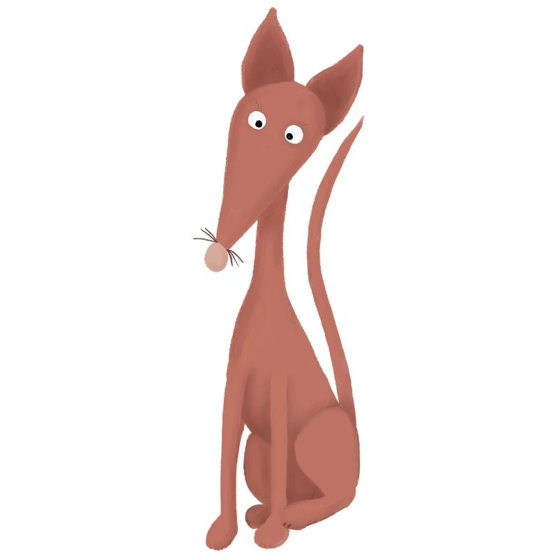 Podenco sitting