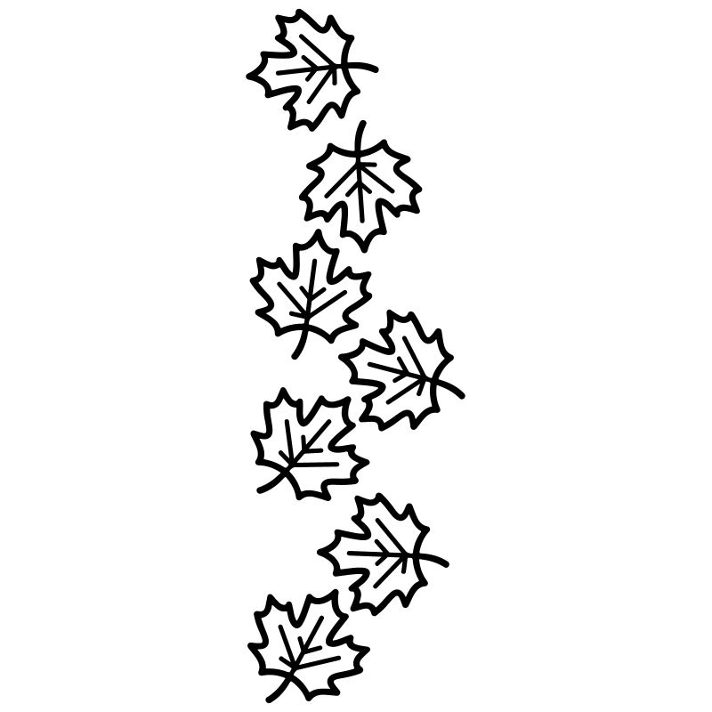 Feuille d’érable feuilles d’automne icône