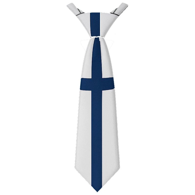 Finnland-Krawatte – Flaggendesign