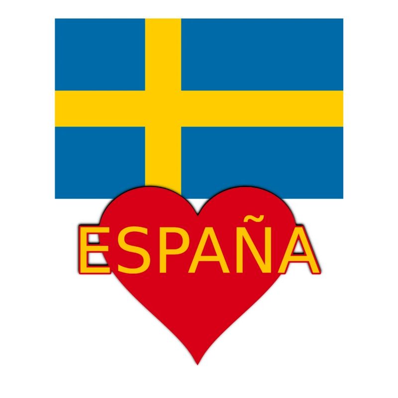 Drapeau Suède Espagne