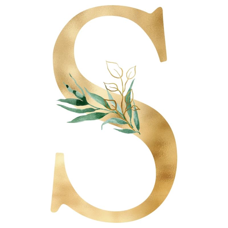 Customizable Monogram S Botany