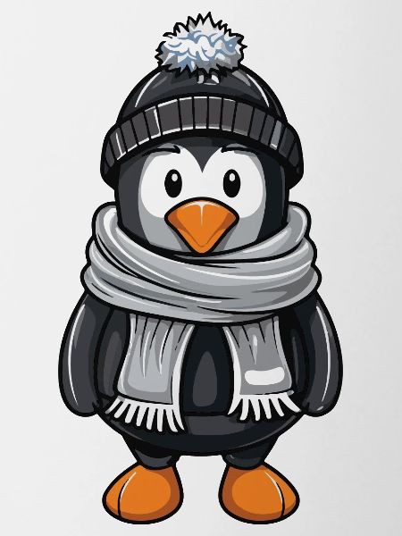 Penguin Winter Comic