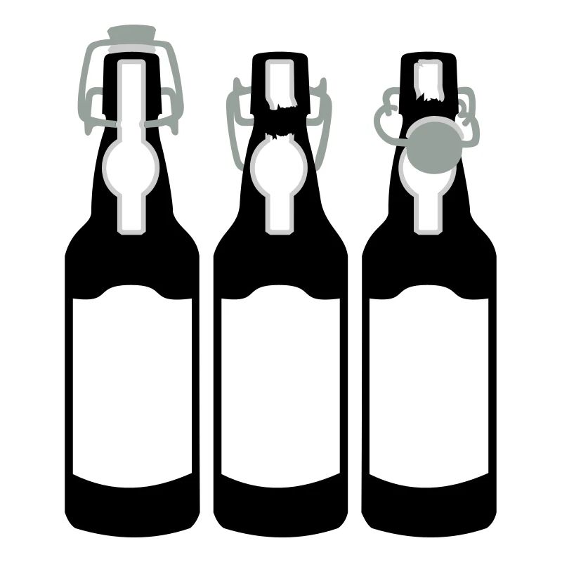 3 bouteilles de bière / 3 beer bottles (c, 3c)