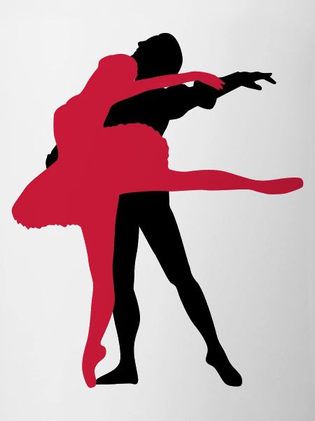 Vector Ballet dancer Silhouette