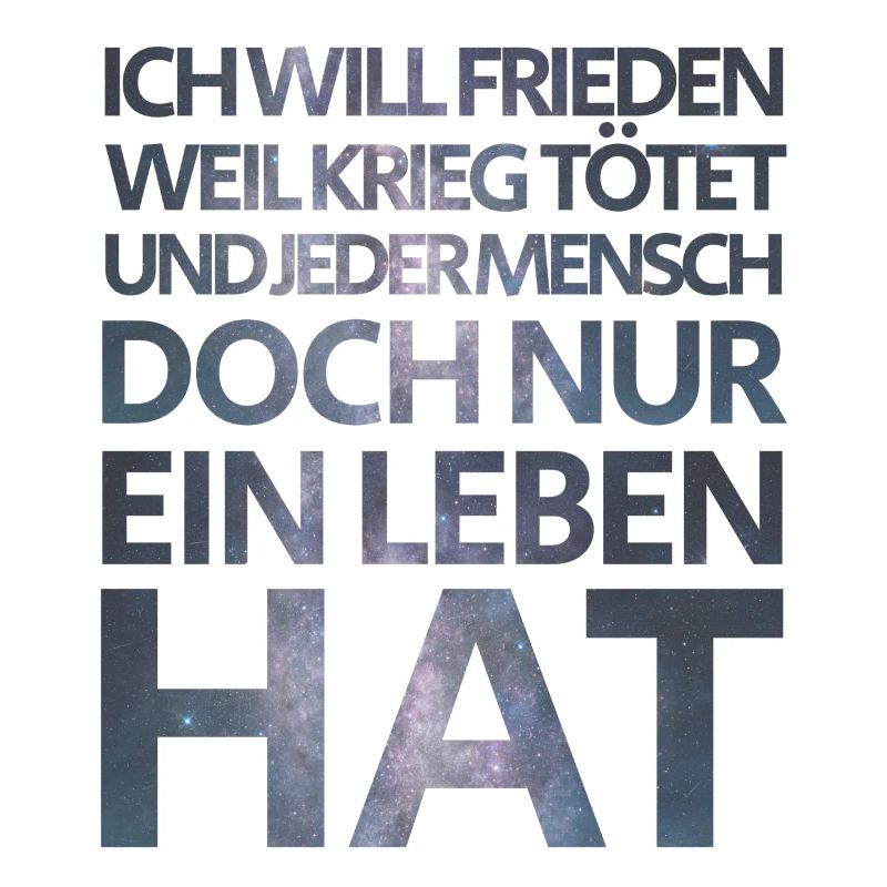 Ich will Frieden