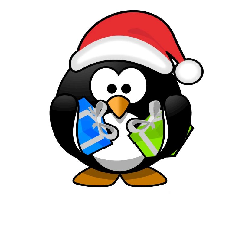 Christmas penguin