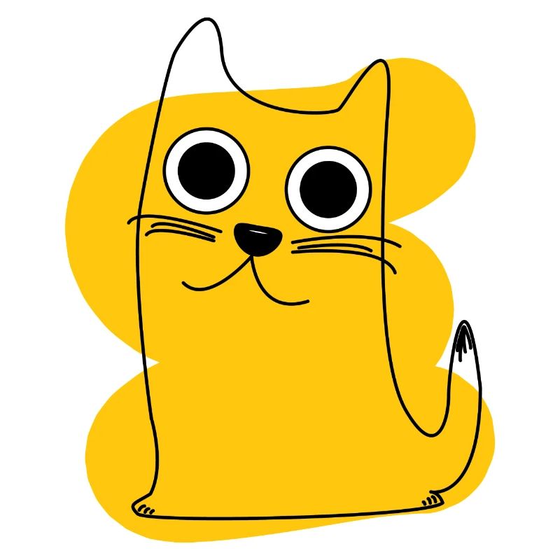 Chat jaune
