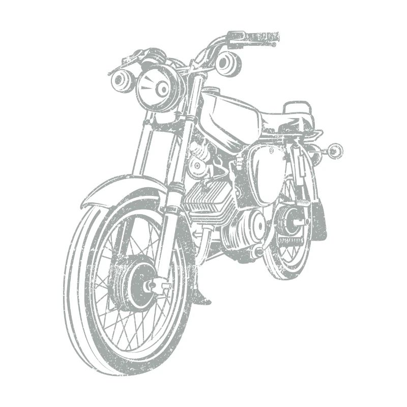 Simson S51 Silhouette Vintage ligne