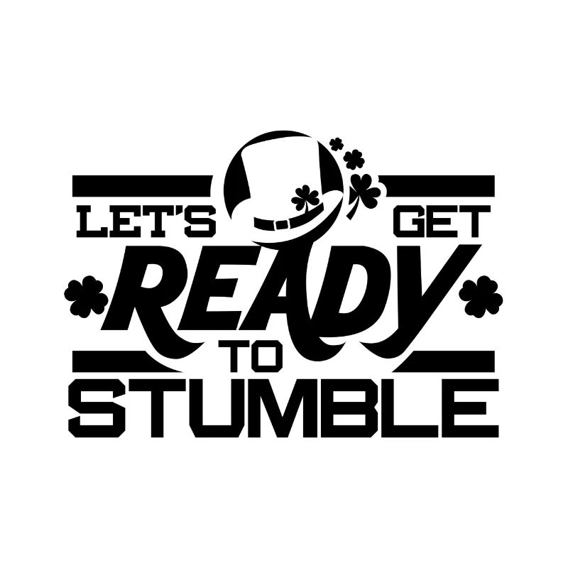 Let's get ready to stumble - schwarz
