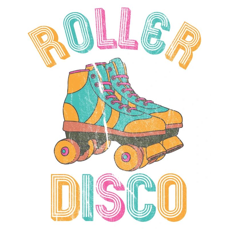 Roller Disco Roller Skate Party 80s Gift
