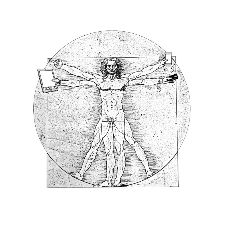 Homme moderne de Vitruve