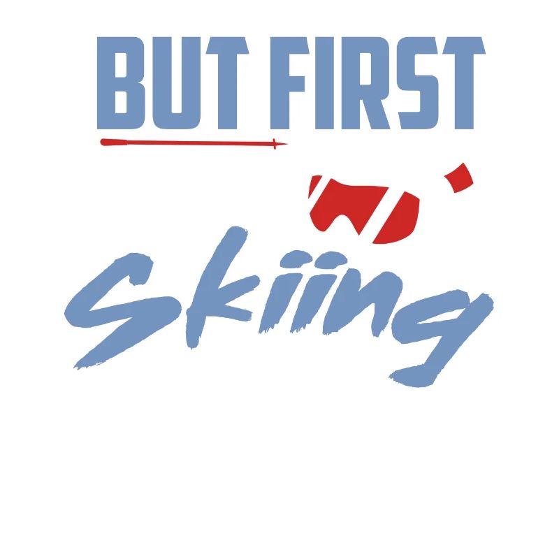 But first alpine skiing t-shirt