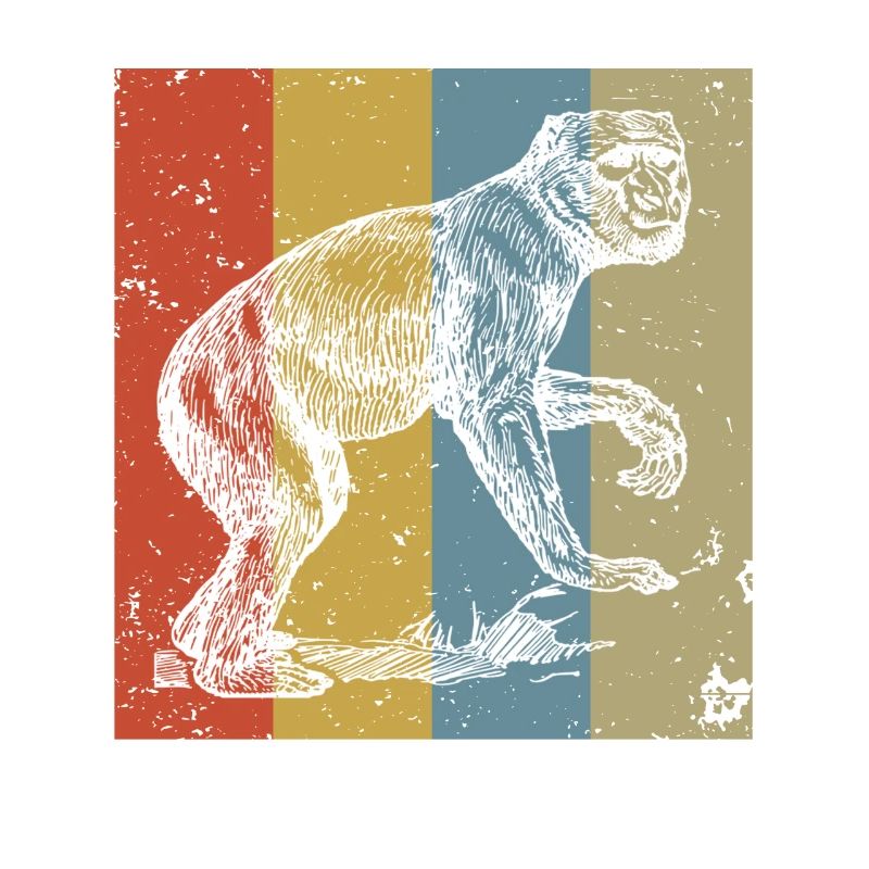 Rette den Gorilla - retro Geburtstagsgeschenk