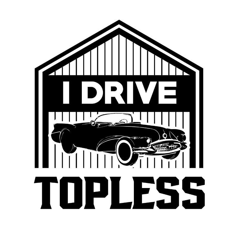 Cabrio ohne Dach Tshirt Geschenk