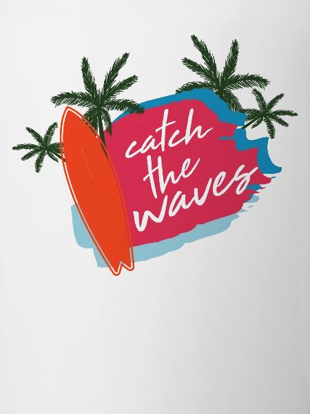 Summer saying beach surfing