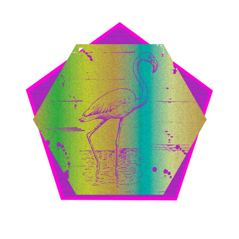 Flamingo pentagon