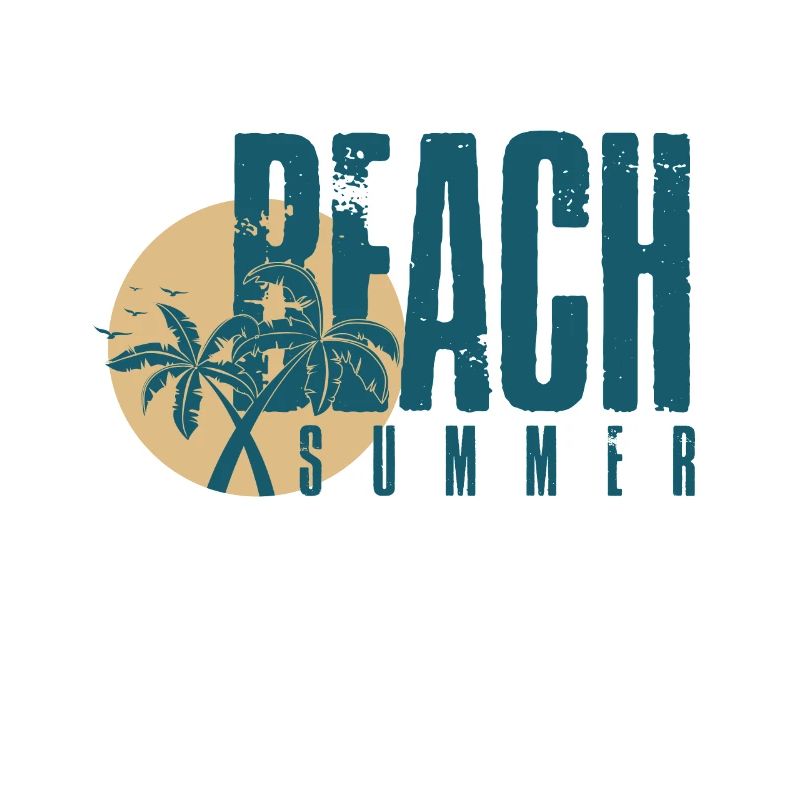 Tee-shirt d'été de plage