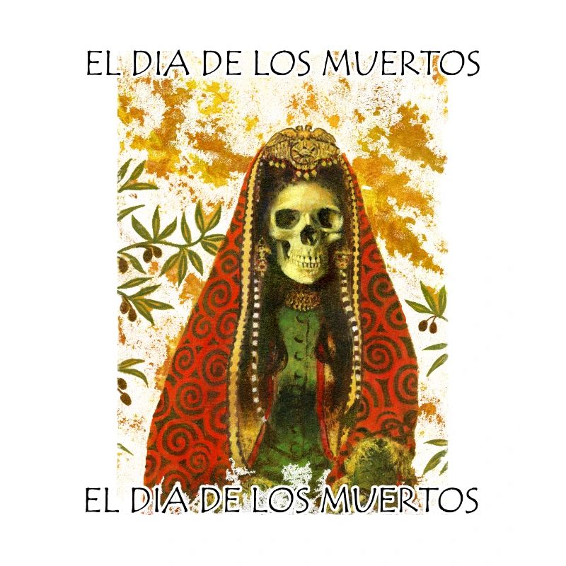 Conception de squelette d'El Dia De Los Muertos