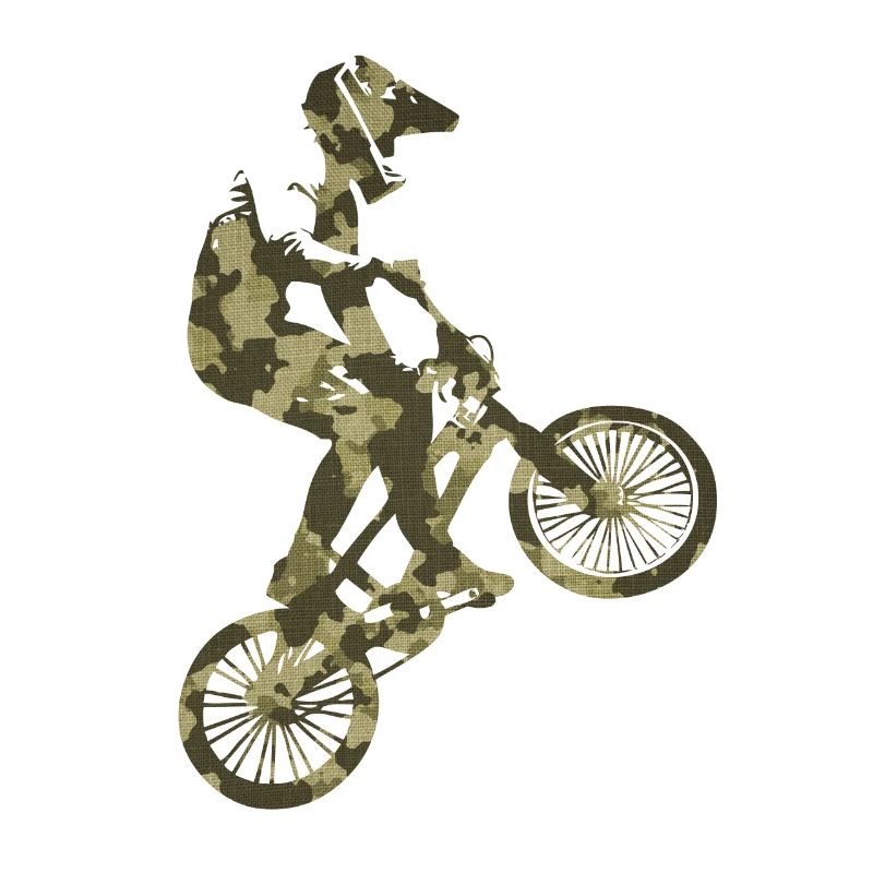 BMX camouflage vert