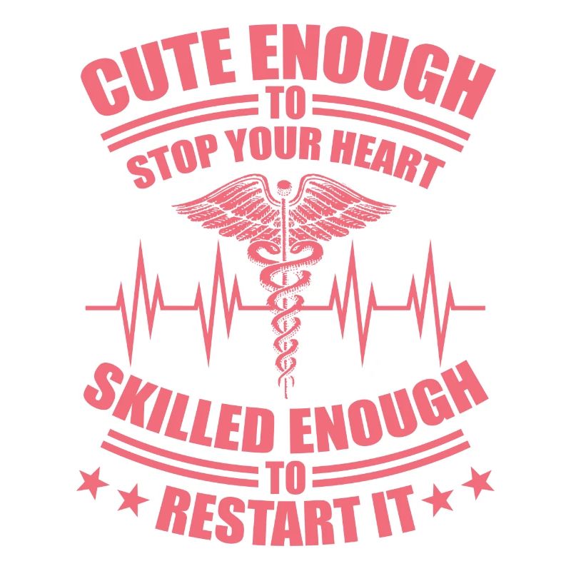 Hübsche Krankenschwester MFA Geschenk