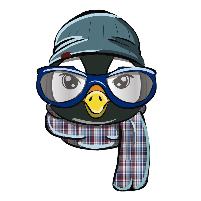 Hipster Pinguin