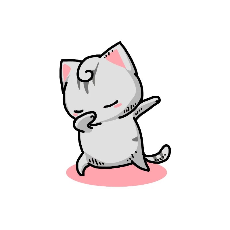 Chat Kawaii Dab